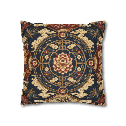 East Asian Mandala Pillow Case