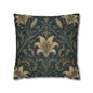 William Morris Damask Floral Lily Pillowcase Cover