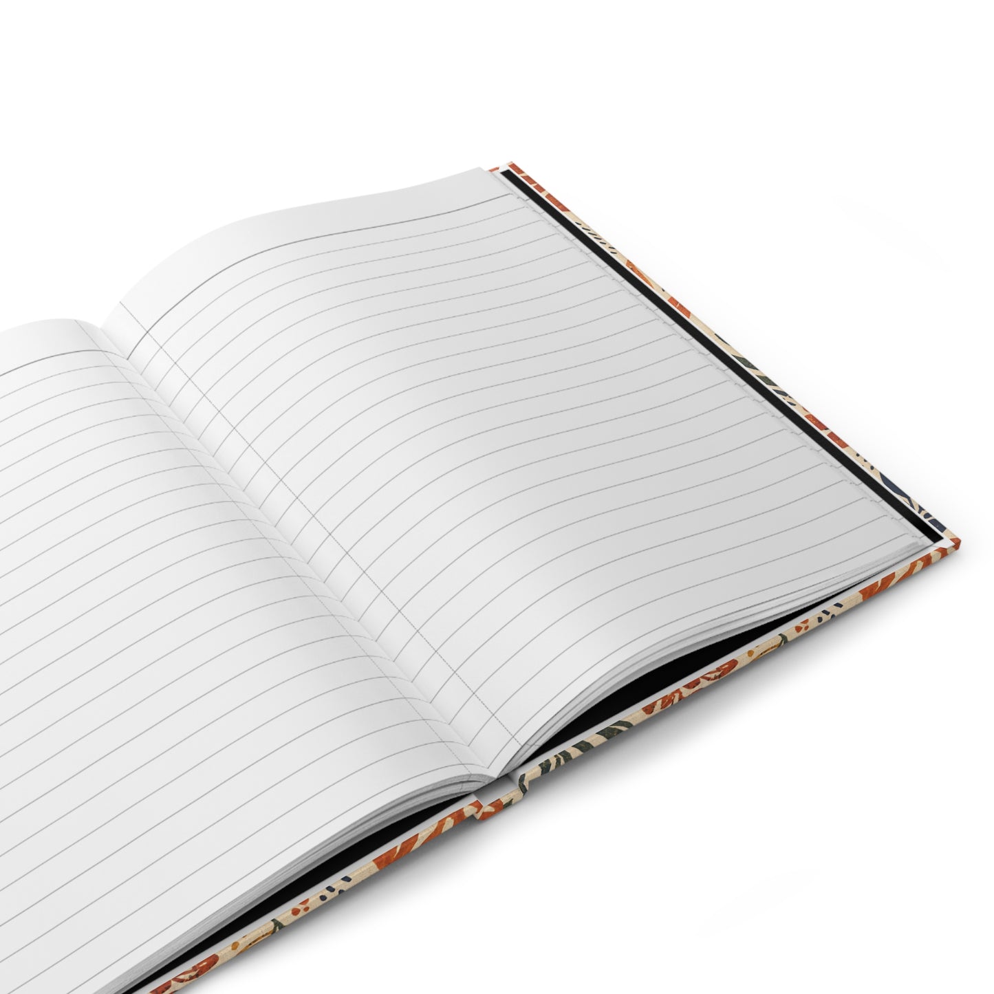 African Tribal Botanical Palm Hardcover Journal