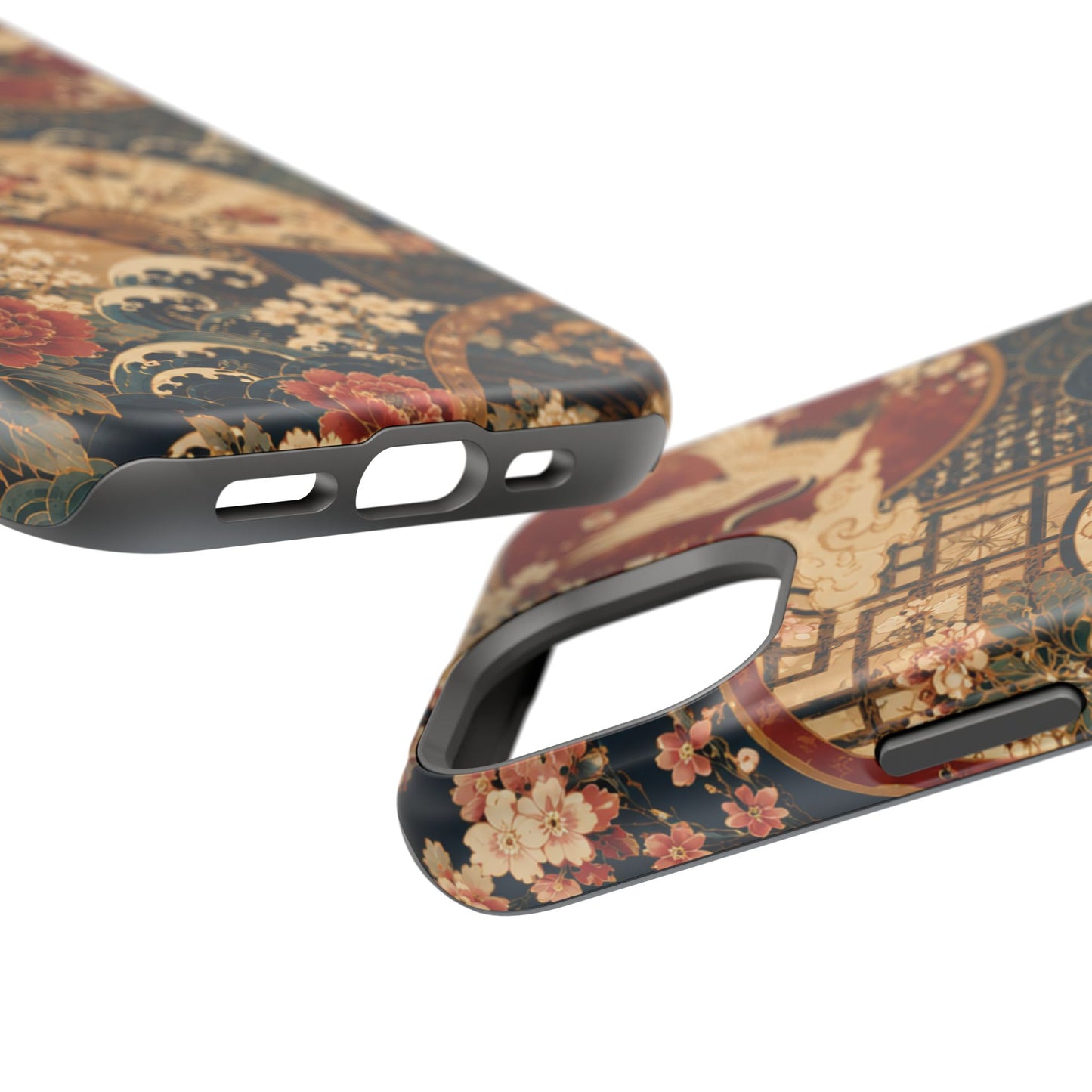 East Asian Floral iPhone Case | Magnetic Impact-Resistant Cases