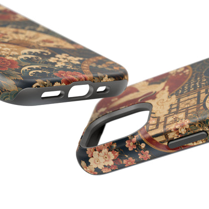 East Asian Floral iPhone Case | Magnetic Impact-Resistant Cases