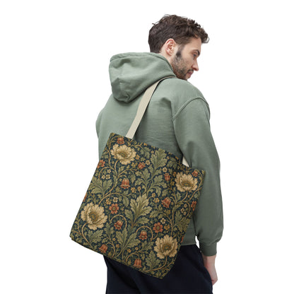 William Morris Vintage Botanical Full Art Tote Bag