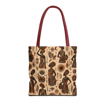 African Woman Figures Full Art Tote Bag