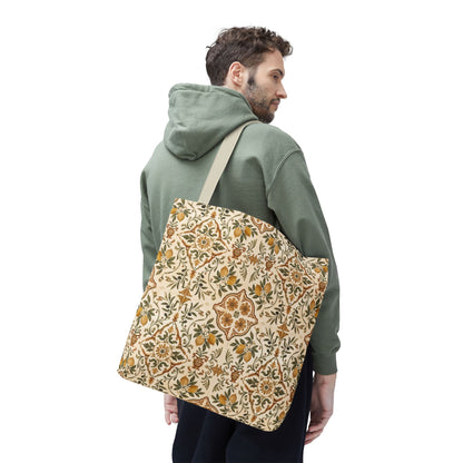 Mediterranean Moroccan Lemon Ornate Tote Bag