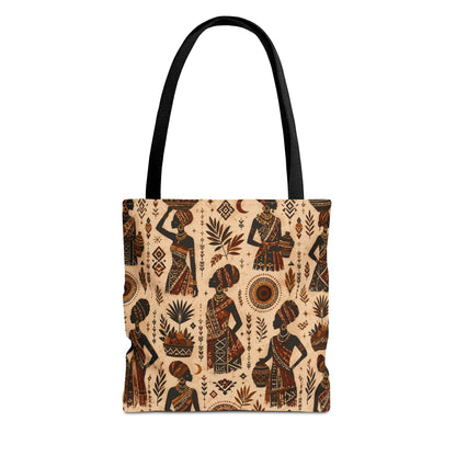 African Woman Figures Full Art Tote Bag