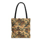 Vintage Japanese Temple Painting Full Art Tote Bag