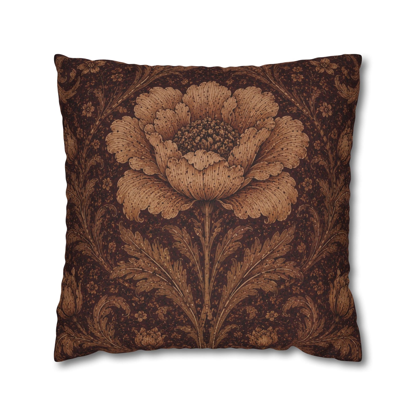 William Morris Floral Damask Rose Pillowcase Cover