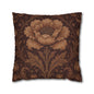 William Morris Floral Damask Rose Pillowcase Cover