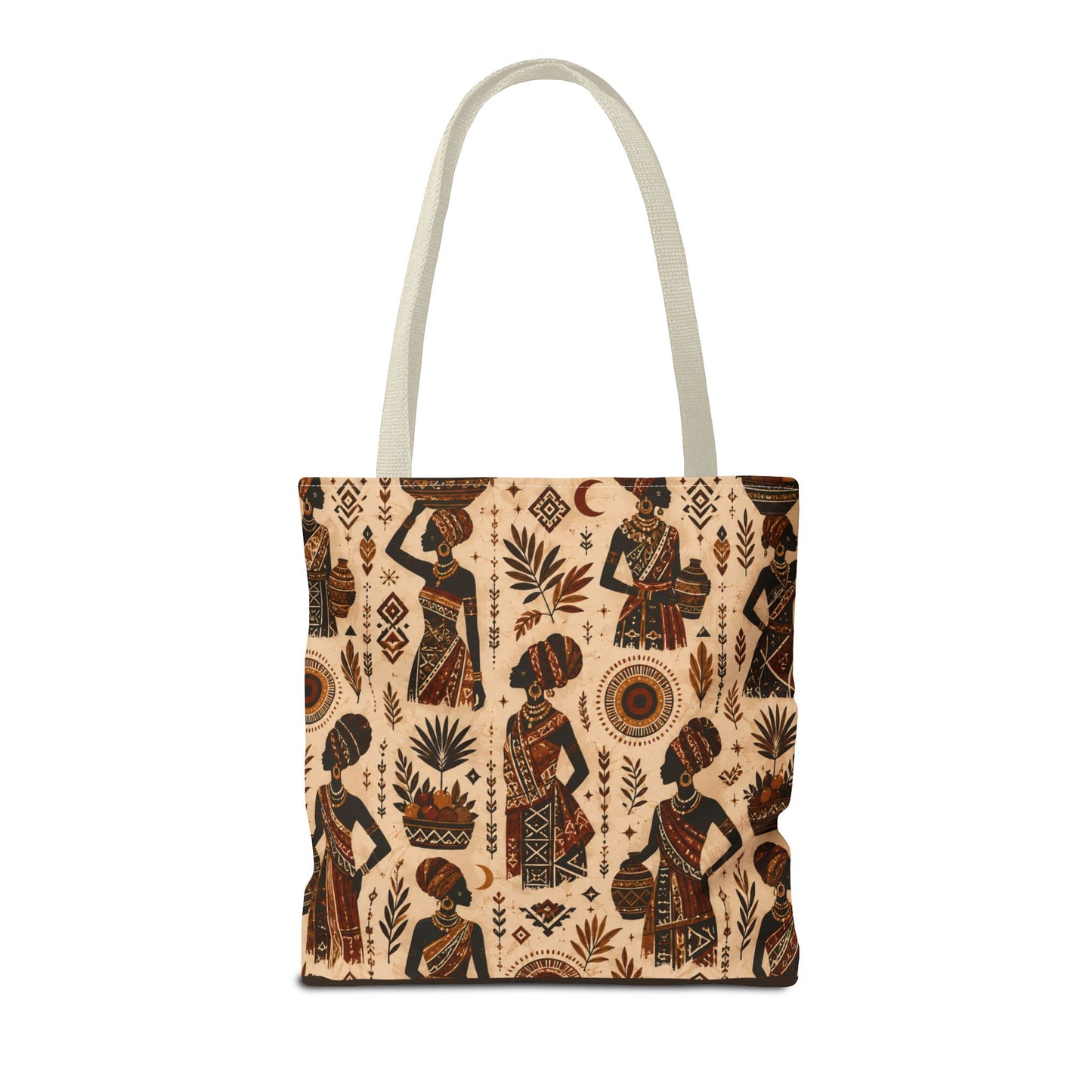 African Woman Figures Full Art Tote Bag