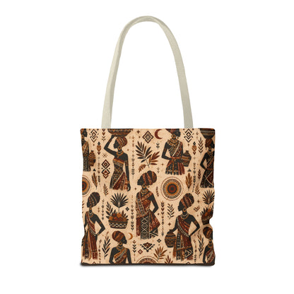 African Woman Figures Full Art Tote Bag