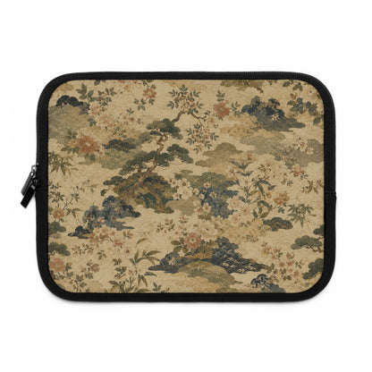 Vintage Japanese Floral Laptop Sleeve Case