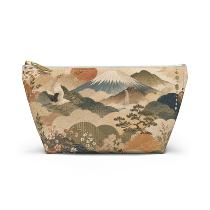 Vintage Japanese Painting Make Up Accessory Bag