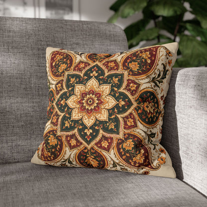 Indian Vintage Floral Mandala Bohemian Pillow Case cover