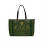 William Morris Forest Green Damask Floral Tote Bag