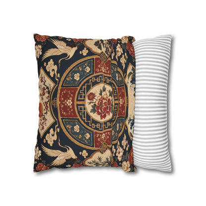 East Asian Oriental Medallion Pillowcase