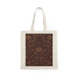 100% Cotton William Morris Floral Damask Maroon Rose Tote Bag