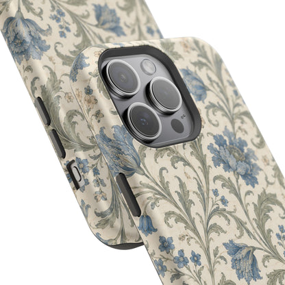 William Morris Floral Blue Magnetic iPhone Cases