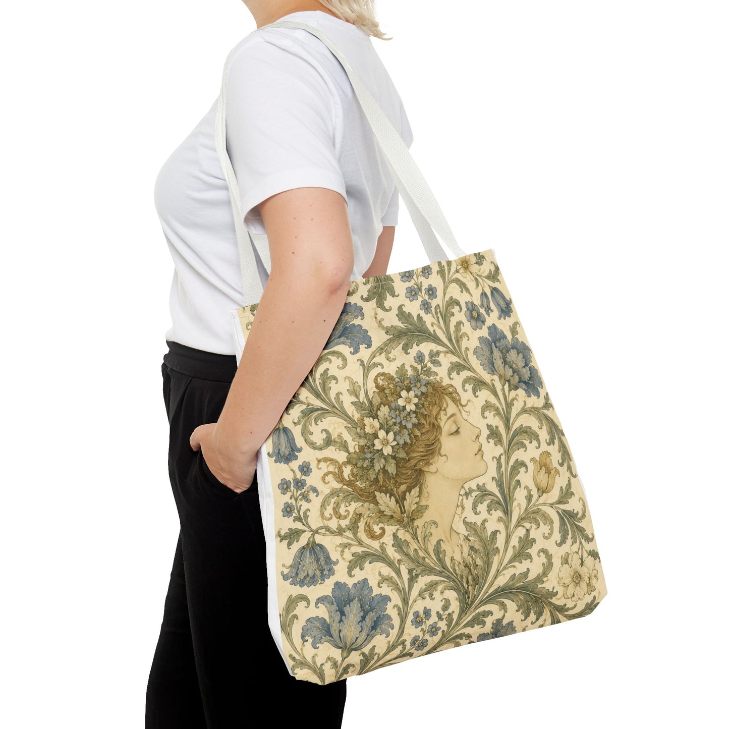 William Morris Vintage Portrait Full Art Tote Bag