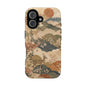 Vintage Japanese Animal Landscape Magnetic Impact-Resistant iPhone Cases