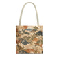 Vintage Japanese Animal Landscape Painting Full Art Tote Bag