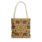 Indian Vintage Traditional Elephant Full Art Tote Bag
