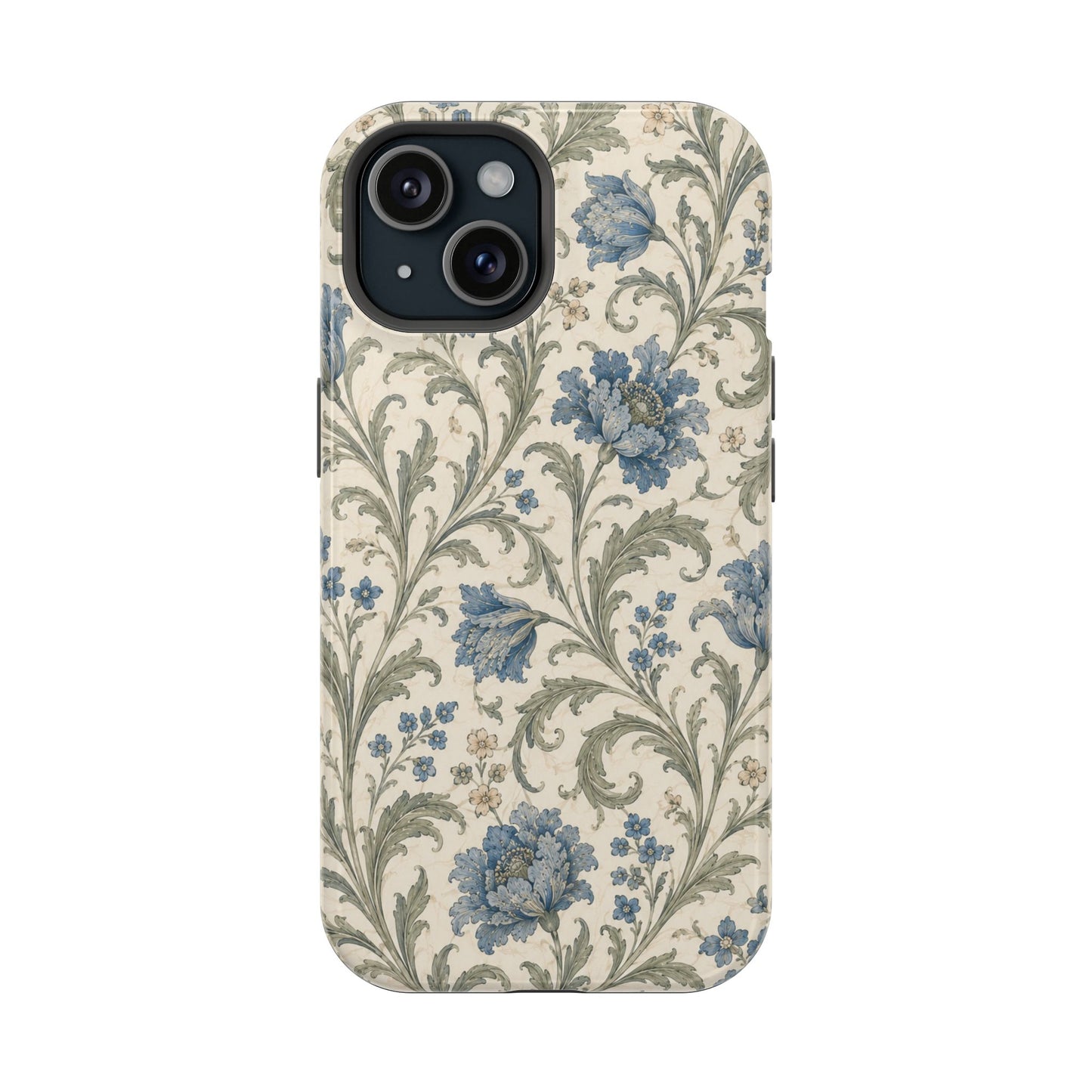 William Morris Floral Blue Magnetic iPhone Cases