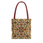 Full Art Moroccan Ornate Traditional Canvas Tote Bag