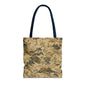 Vintage Japanese Floral Painting Full Art Tote Bag