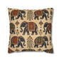 Indian Vintage Traditional Elephant Tapestry Pillow Case Cover