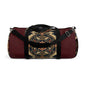 East Asian Mandala Maroon Red Duffel Gym Bag