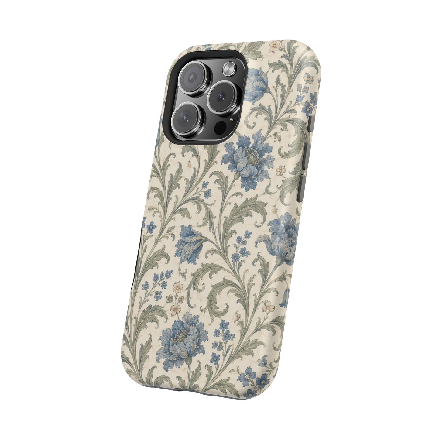 William Morris Floral Blue Magnetic iPhone Cases
