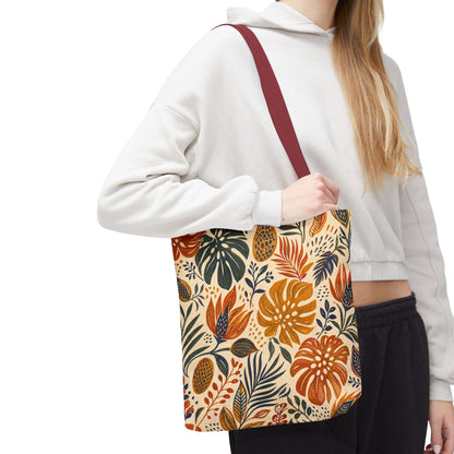 African Tribal Botanical Palm Full Art Tote Bag