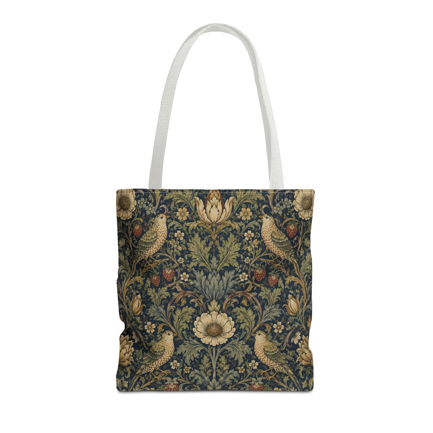 William Morris Vintage Bird Full Art Tote Bag