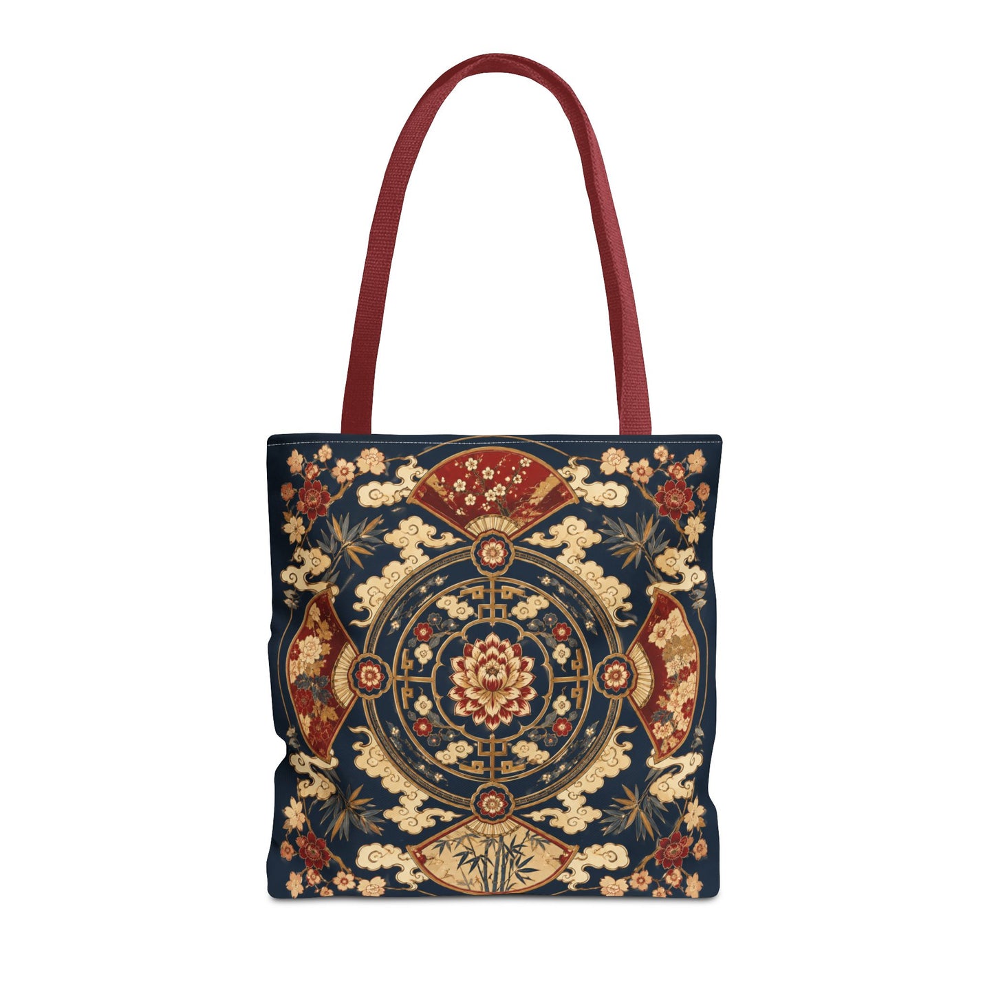 East Asian Mandala Full Art Tote Bag