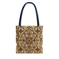 Full Art Moroccan Ornate Traditional Canvas Tote Bag
