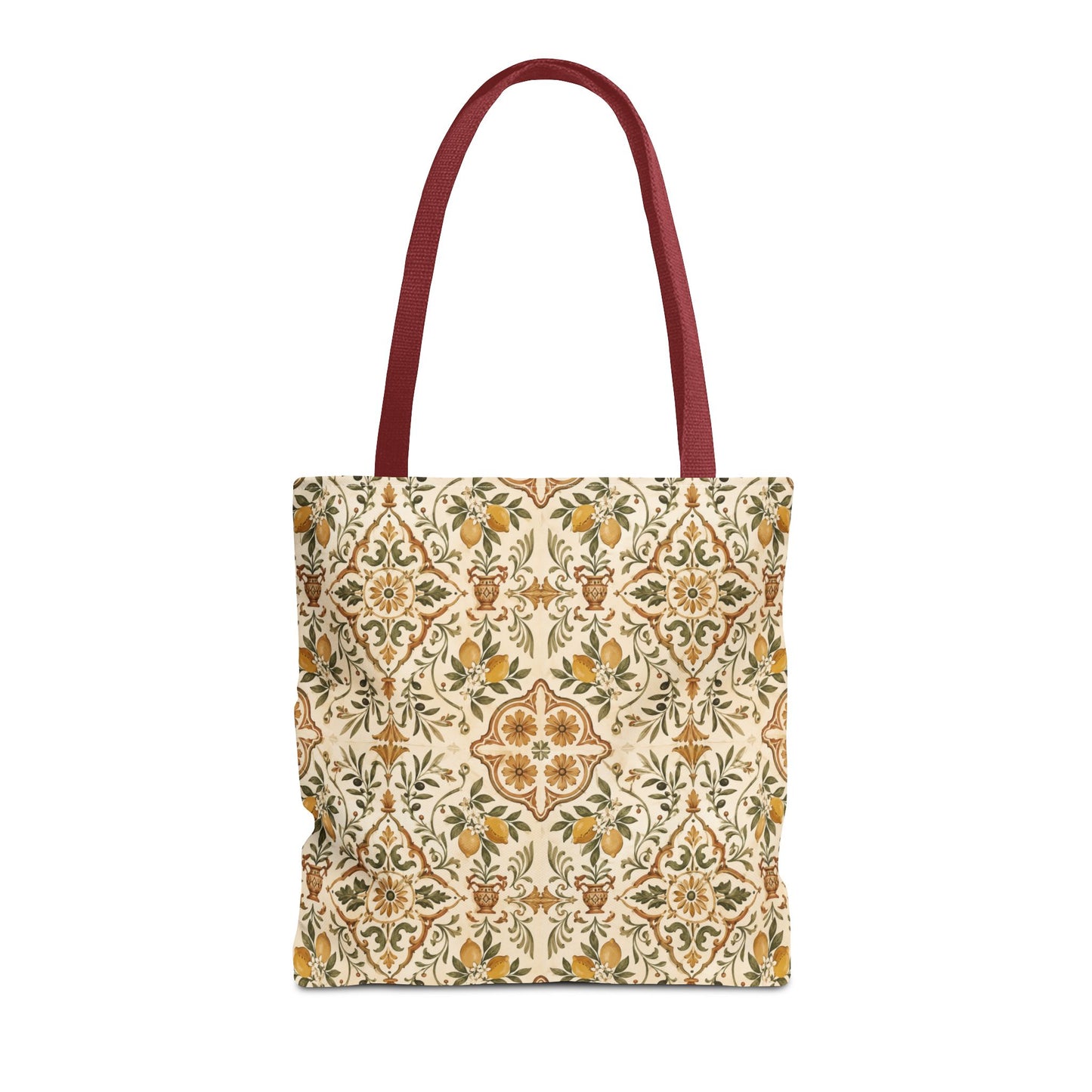 Mediterranean Moroccan Lemon Ornate Tote Bag