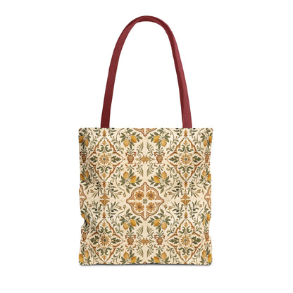 Mediterranean Moroccan Lemon Ornate Tote Bag