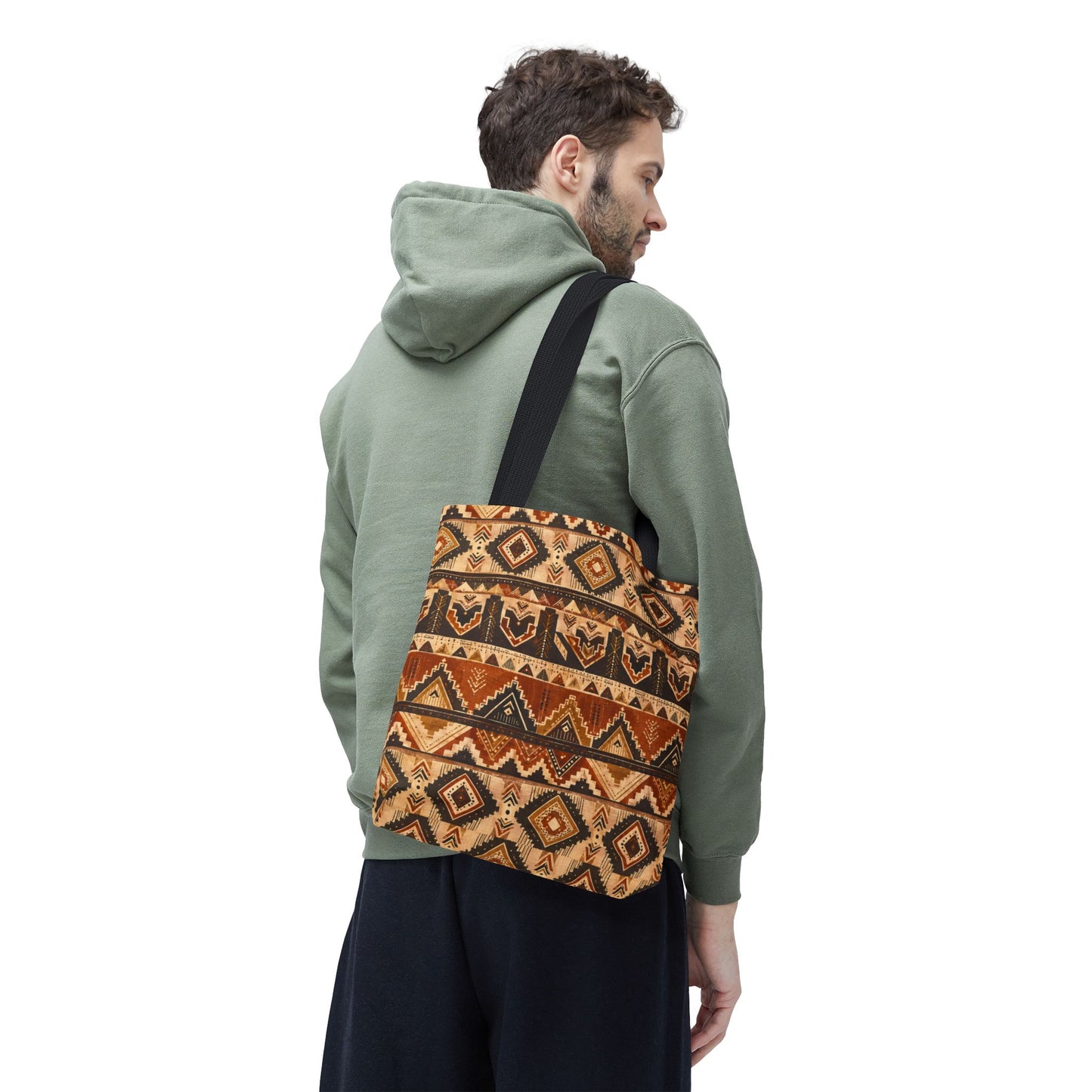 African Tribal Traditional Pattern Full Art Tote Bag