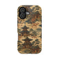 Vintage Japanese Temple Painting Magnetic Impact-Resistant iPhone Cases