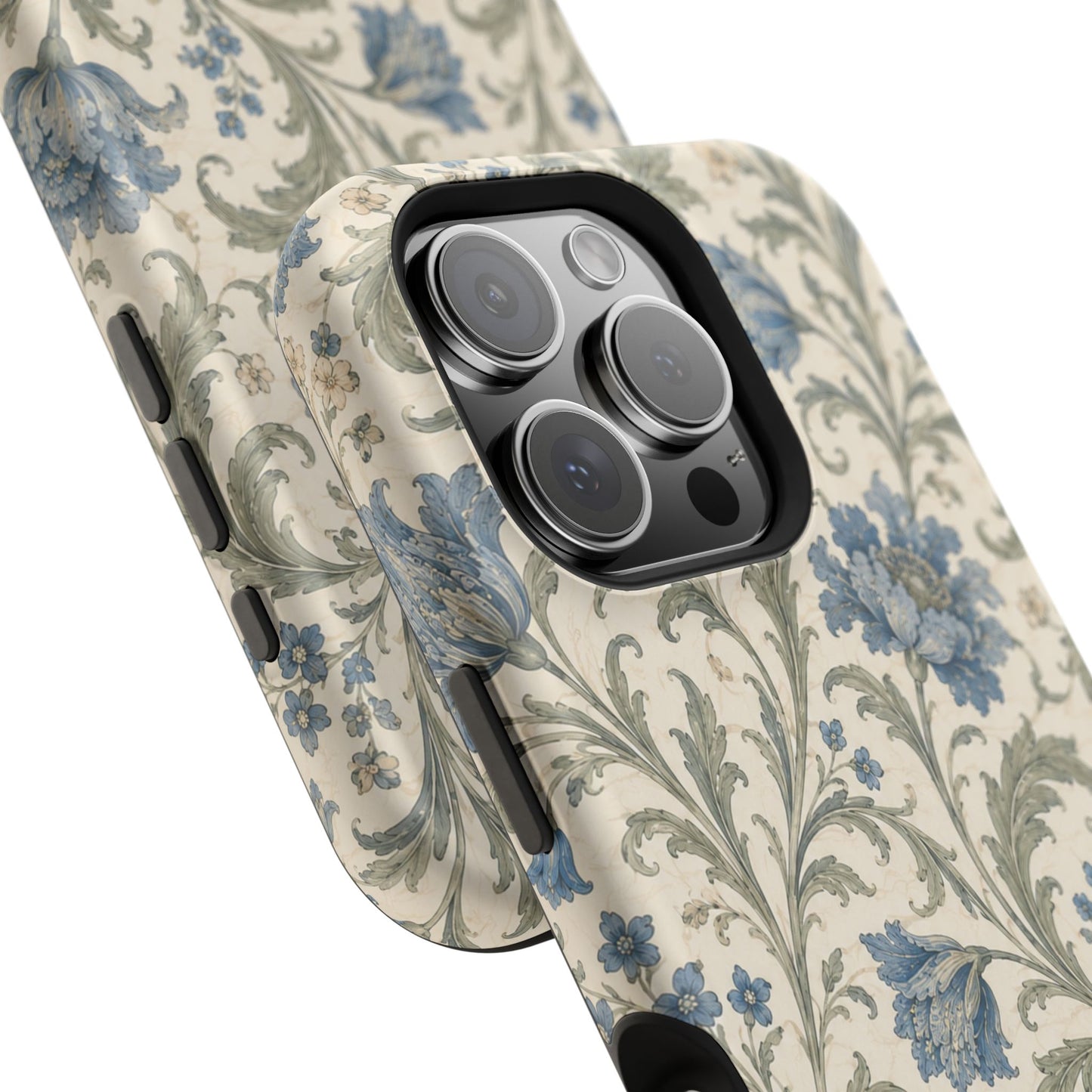 William Morris Floral Blue Magnetic iPhone Cases