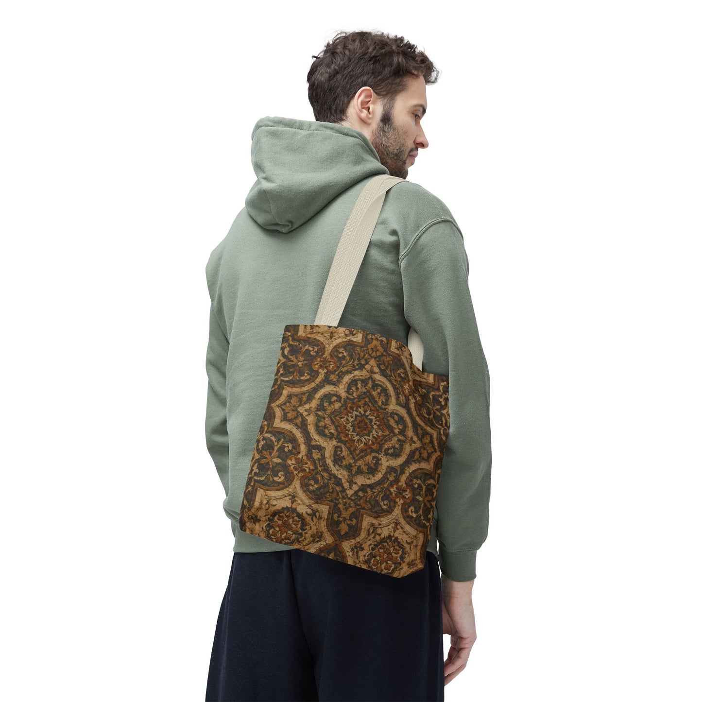 Moroccan Mandala Full Art Tote Bag