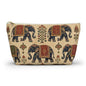 Indian Vintage Traditional Elephant Tapestry Makeup Accessory Pouch