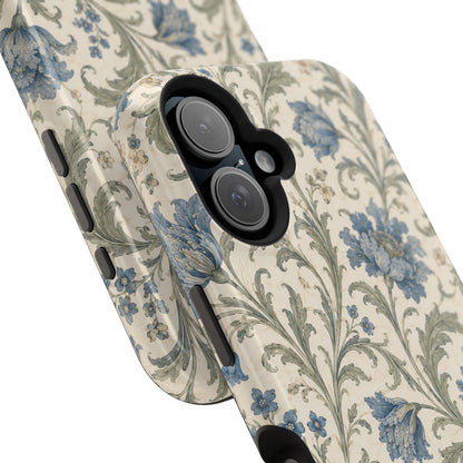 William Morris Floral Blue Magnetic iPhone Cases