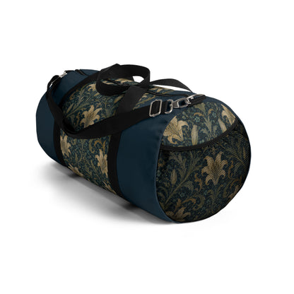 William Morris Damask Floral Duffel Gym Bag