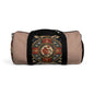 East Asian Oriental Medallion Baby Pink Duffel Gym Bag