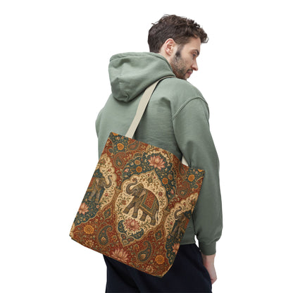 Indian Vintage Tapestry Full Art Tote Bag
