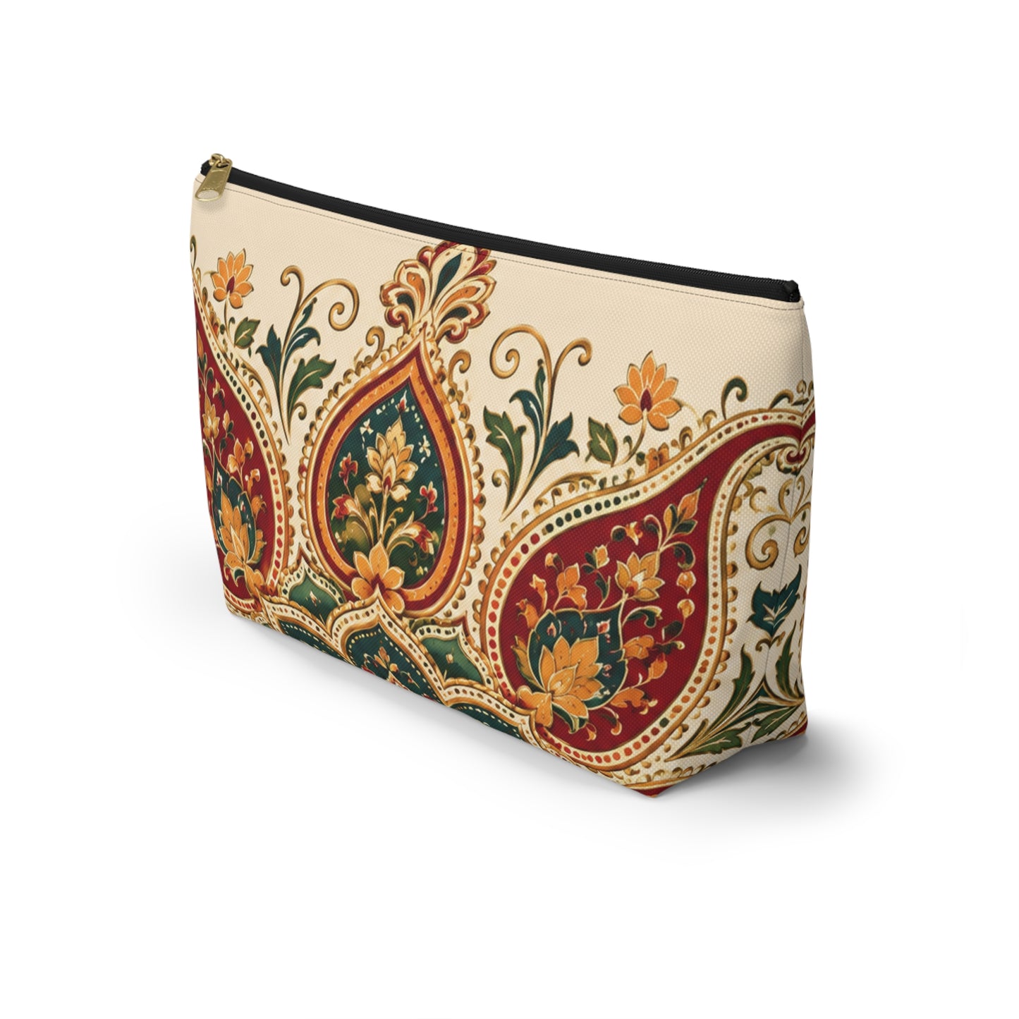 Indian Vintage Floral Mandala Makeup Pouch