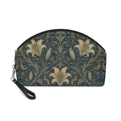 William Morris Damask Floral Cosmetic Makeup Bag