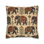 Indian Vintage Traditional Elephant Tapestry Pillow Case Cover