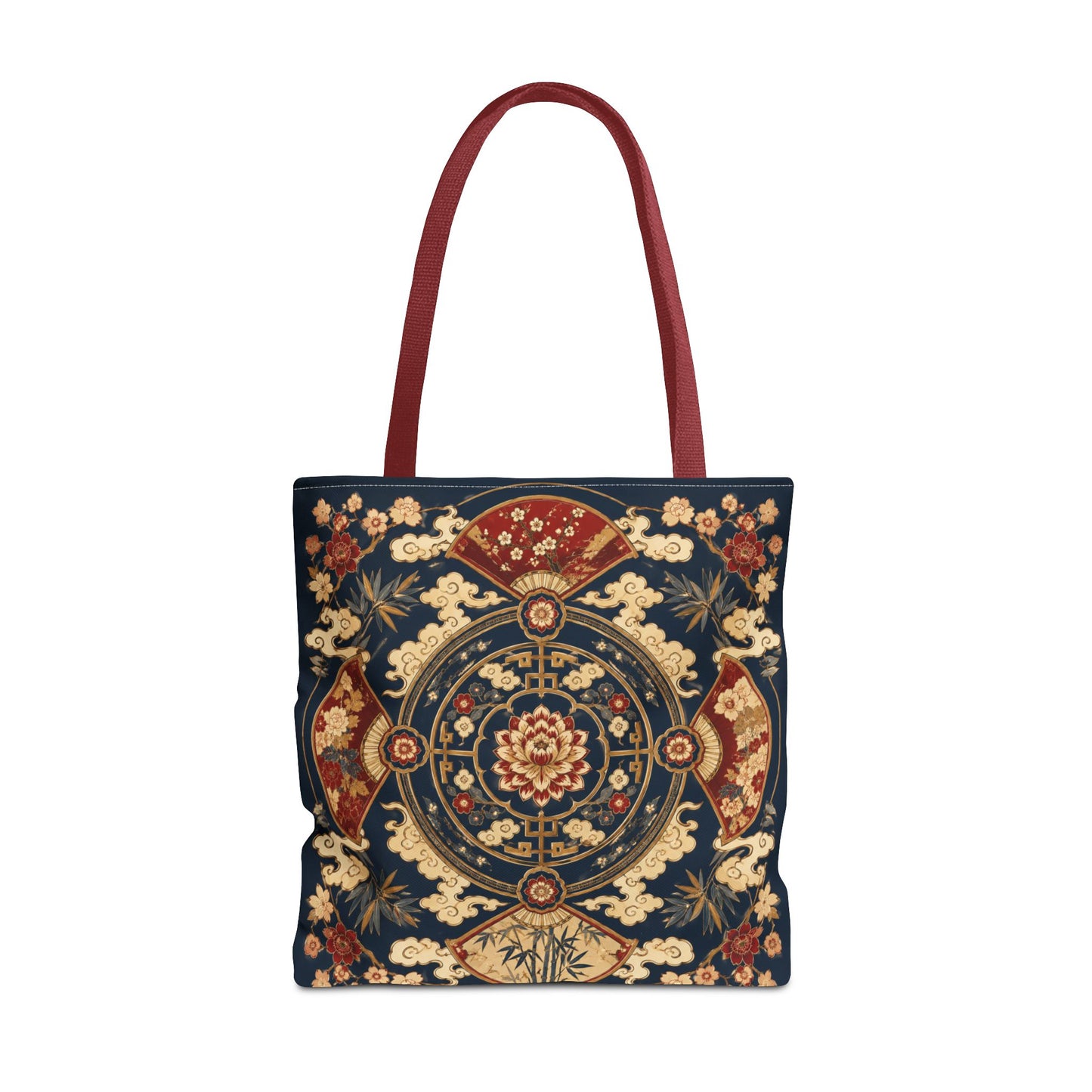 East Asian Mandala Full Art Tote Bag